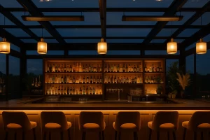 illuminated bar design